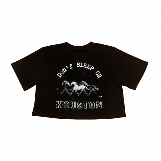 Classic Crop Tee_Houston + Gradient Horses