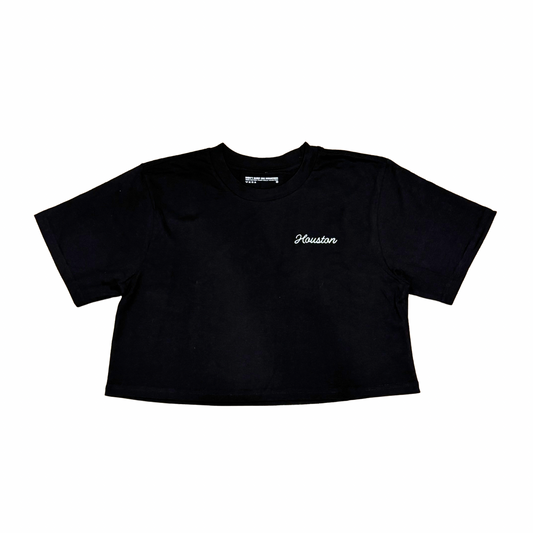 Classic Crop Tee_Houston + Gradient Horses