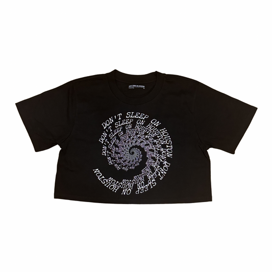 Classic Crop Tee_Spiral + Smiley Face